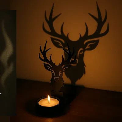 Nghệ Thuật Bóng Đổ - Hình Hươu