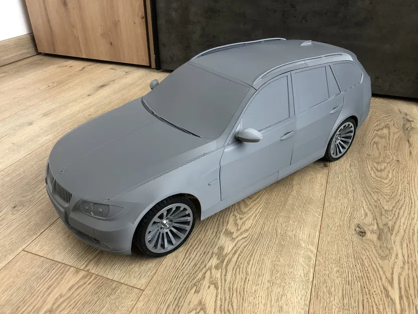 Xe RC BMW E91 Tỉ Lệ 1:7 Tự Làm Siêu Tiết Kiệm - Image 5