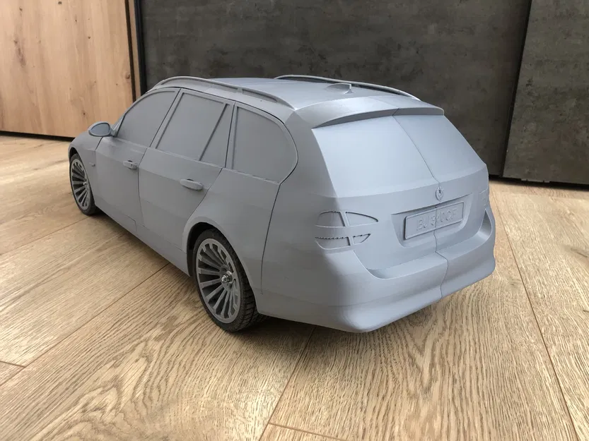 Xe RC BMW E91 Tỉ Lệ 1:7 Tự Làm Siêu Tiết Kiệm - Image 6