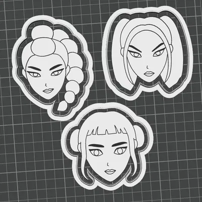 Dao Cắt Bánh & Khuôn Dập Kpop Demon Hunters