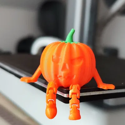 Mô hình bí ngô khớp nối dễ thương