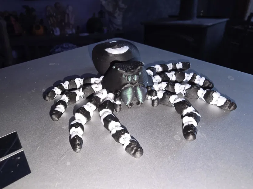 Đồ chơi nhện hoàng đế nhảy múa chân thực có khớp nối - Image 1