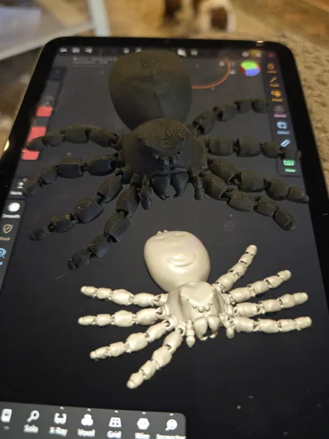 Đồ chơi nhện hoàng đế nhảy múa chân thực có khớp nối - Image 2