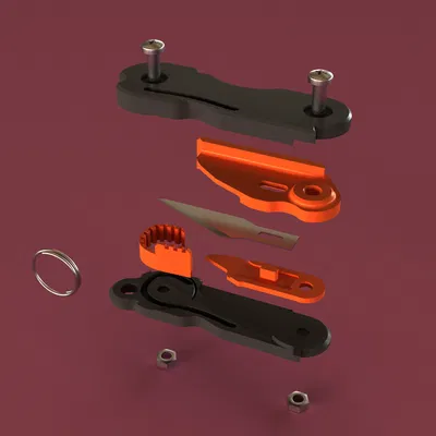 Dao Gập Mini v3 cho Lưỡi Dao #11 Exacto