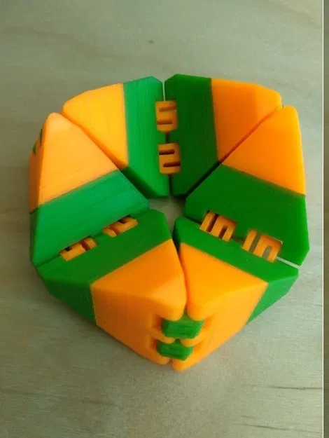 Flexagon fidget, dễ in - Image 1