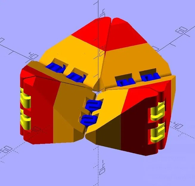 Flexagon fidget, dễ in - Image 2