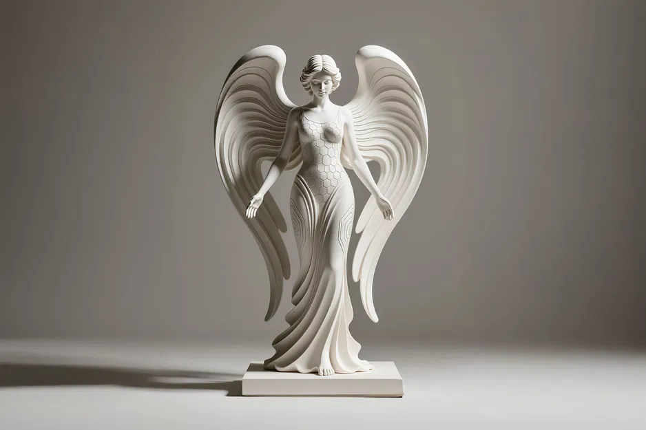 Tượng điêu khắc Hexa Engel 2 - Image 1