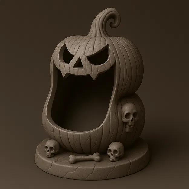 Mô hình in 3D Hộp Kẹo Bí Ngô Halloween - Image 4