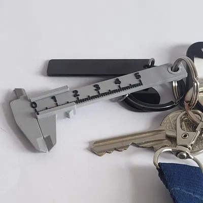 Móc Khóa Thước Caliper Mini