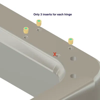 Bản lề nắp AD5X