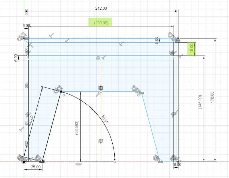 Giá đỡ kệ cho ván gỗ 200x18 mm - Image 4