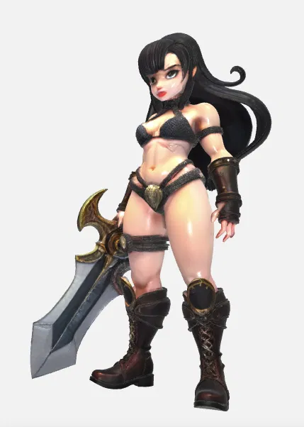 Chiến Binh Nữ Dark Fantasy - Image 3