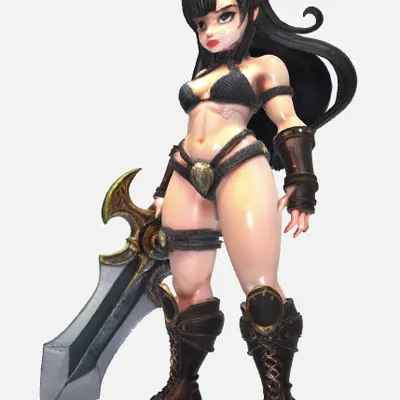 Chiến Binh Nữ Dark Fantasy