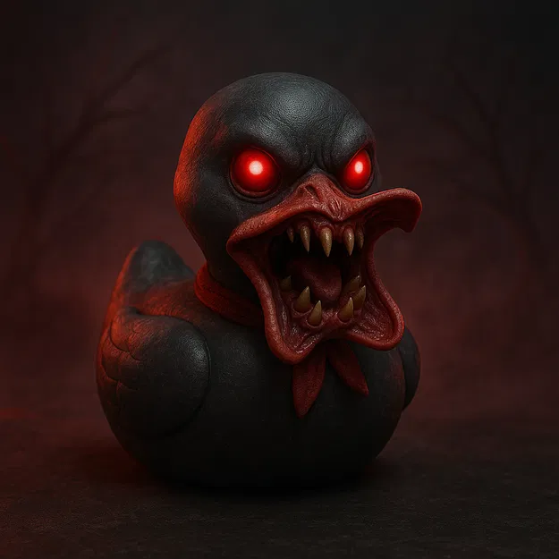 Mô Hình 3D Vịt Demogorgon Stranger Things - Image 1