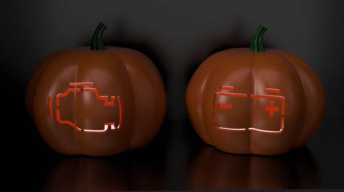 Hũ đựng kẹo bí ngô có lỗi động cơ hoặc pin - Image 1