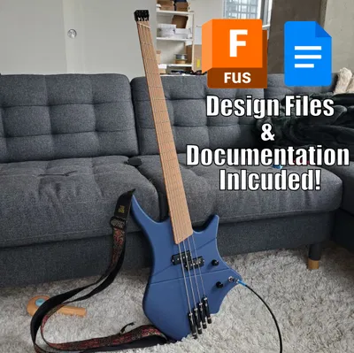 OpenBass - Bass Điện Không Đầu, Đa Thang Âm, In 3D Tùy Chỉnh