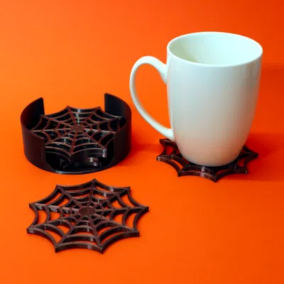 Miếng Lót Ly Mạng Nhện