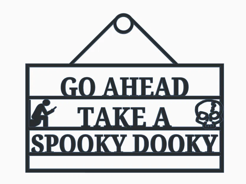 Biển "Spooky Dooky" - Image 1