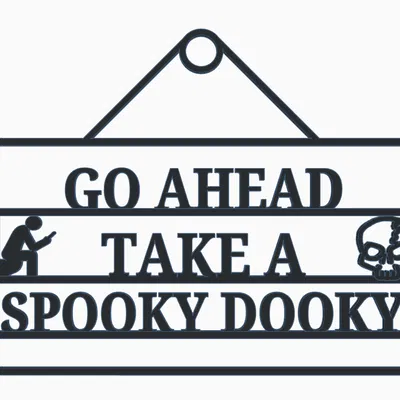 Biển "Spooky Dooky"