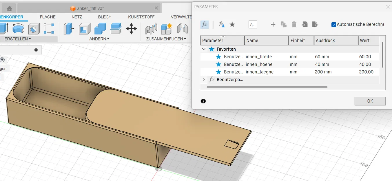Hộp Bút Chì Tùy Chỉnh v0.2 - Thiết Kế Đơn Giản - Fusion - Image 2
