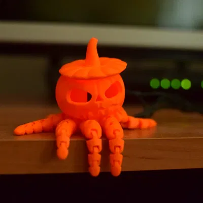 Bí Ngô Bạch Tuộc Co Giãn - Gắn Đèn Tùm Lum