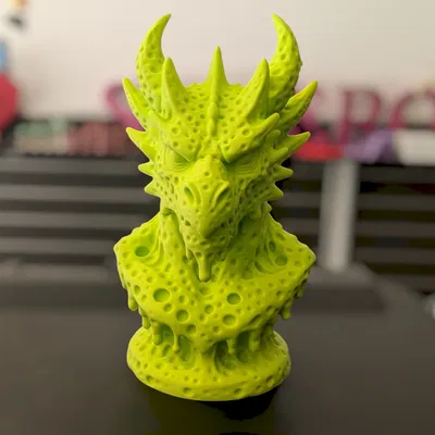 Tượng Đầu Rồng Độc Hại (Toxic Dragon Bust)