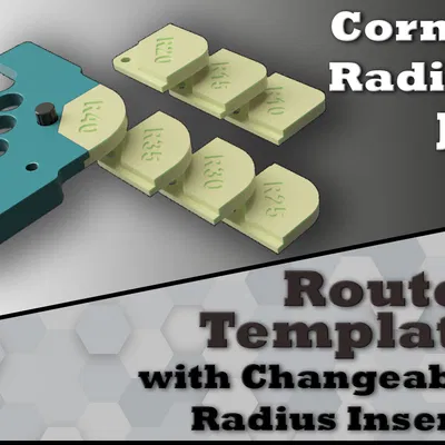 Bộ Gá Góc Bo Tròn Có Thể Thay Đổi Bán Kính - Metric & Imperial