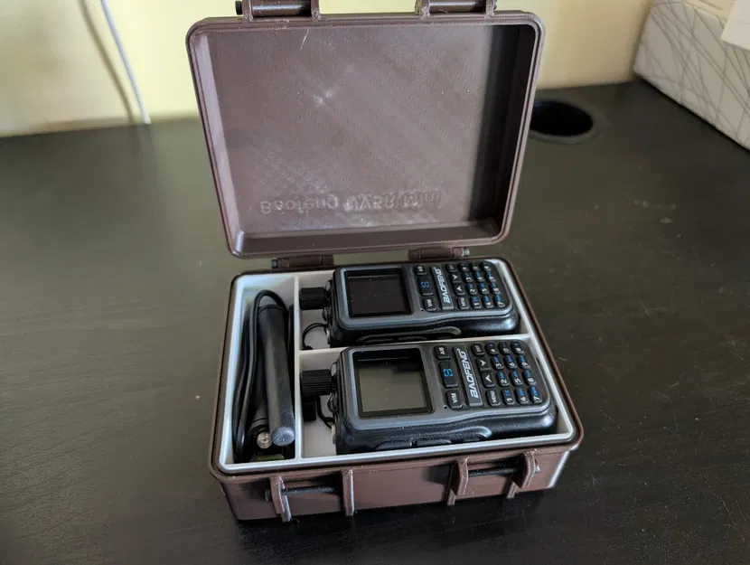 Hộp Đựng Chắc Chắn Cho 2 Máy Baofeng UV5R Mini - Image 1