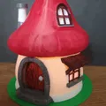 Nhà Nấm Smurf Trên Đèn Nến - Thumbnail 5