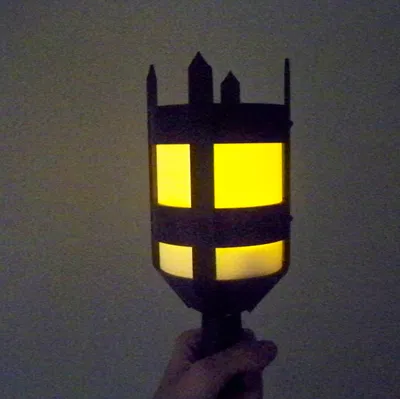 Mô hình Đuốc Thời Trung Cổ LED