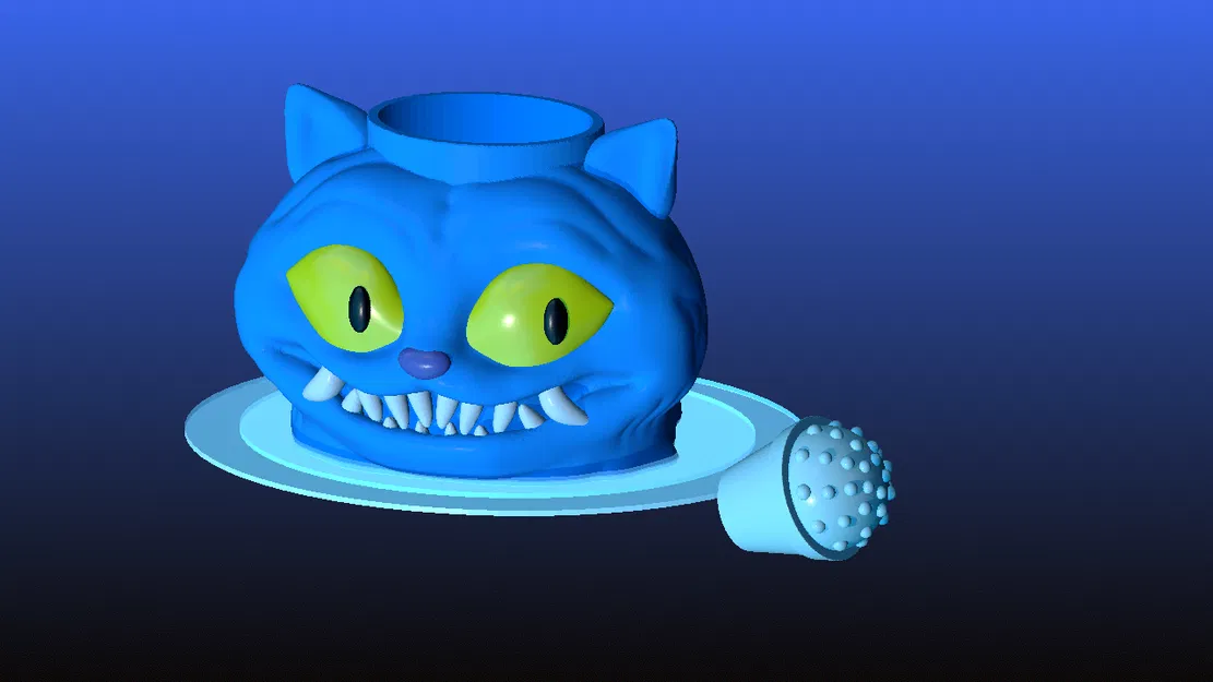 Chân Đựng Bút Hổ Derpy - Mô Hình In 3D - Image 3