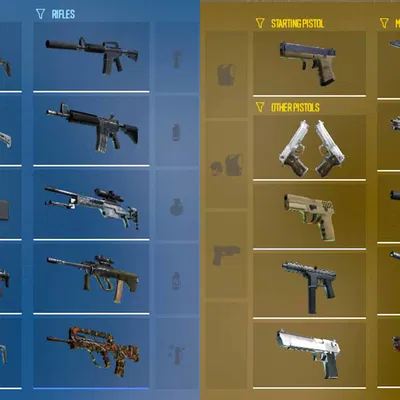 Tất cả mô hình súng CS2 3D