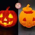 Chân nến LED Jack-o'-Lantern Cổ Điển có Nắp - Thumbnail 2