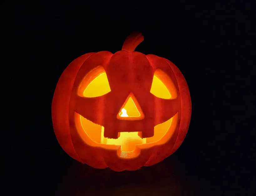 Chân nến LED Jack-o'-Lantern Cổ Điển có Nắp - Image 4