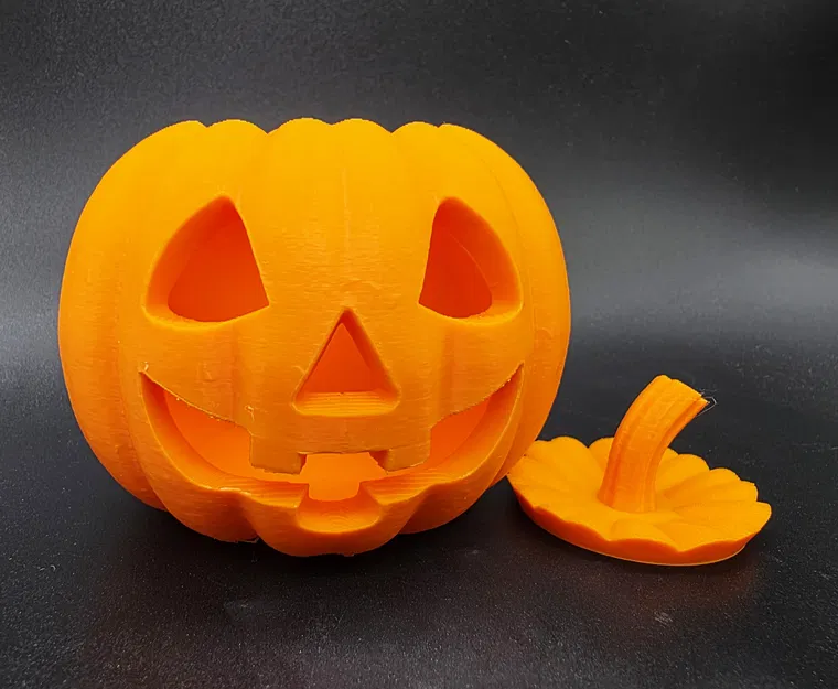 Chân nến LED Jack-o'-Lantern Cổ Điển có Nắp - Image 7