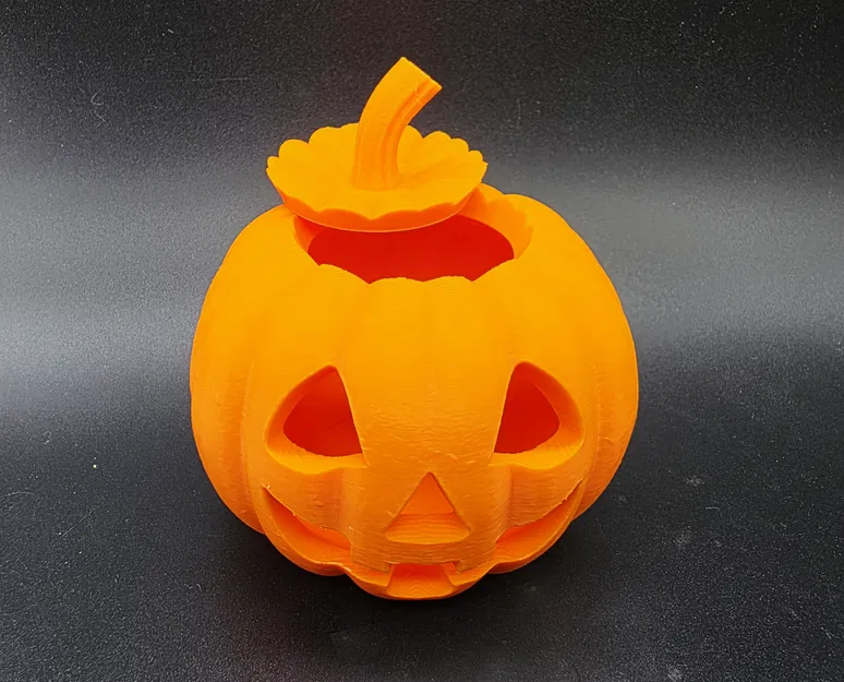Chân nến LED Jack-o'-Lantern Cổ Điển có Nắp - Image 13