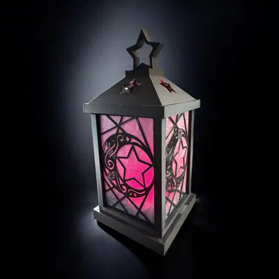 Đèn Lồng Mặt Trăng Sao (Moon Star Lantern)