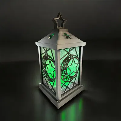 Đèn Lồng Mặt Trăng Sao (Moon Star Lantern)