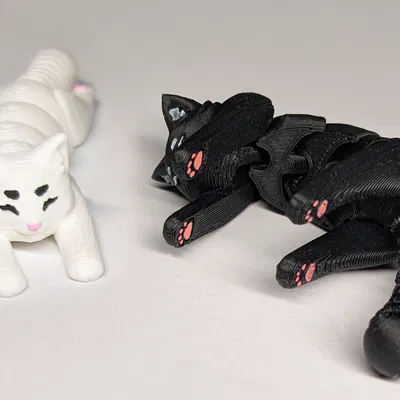 Mèo Khớp Nối – In Liền, Có Gờ Dễ Tô Màu