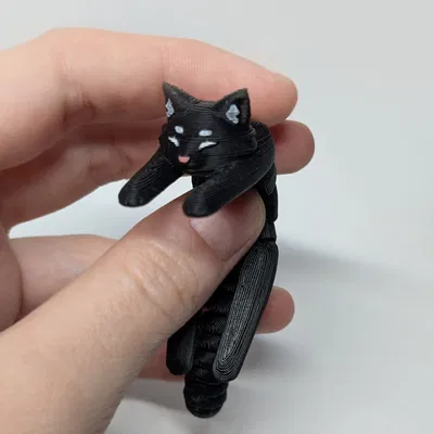 Mèo Khớp Nối – In Liền, Có Gờ Dễ Tô Màu