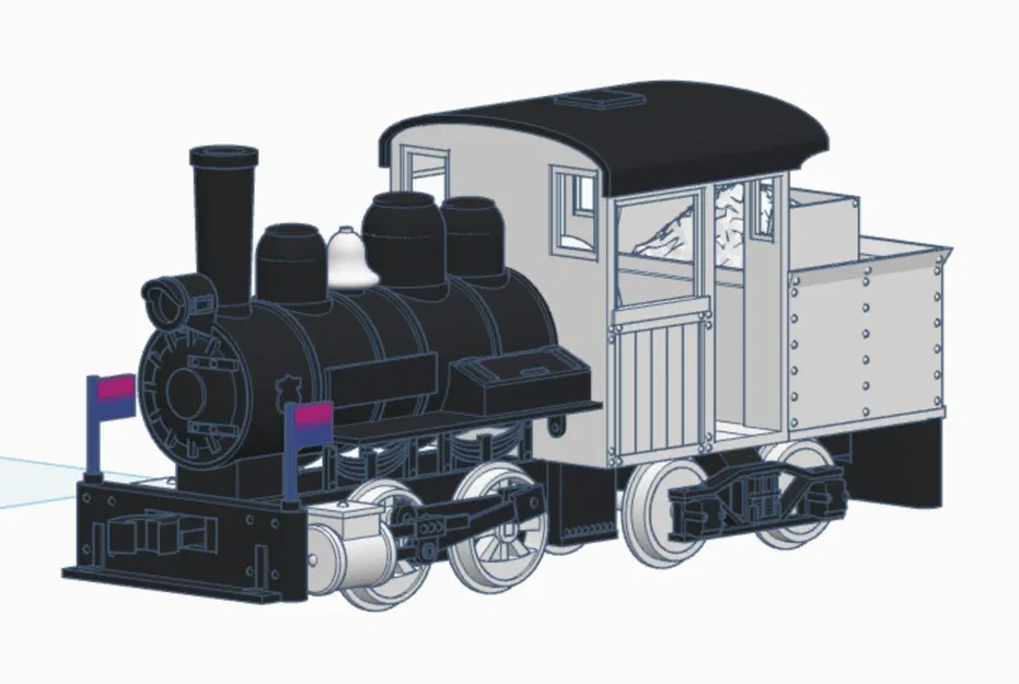 Đầu máy Forney Tank (G Scale) - Image 7