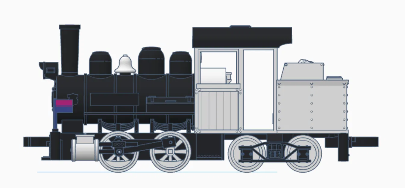 Đầu máy Forney Tank (G Scale) - Image 8