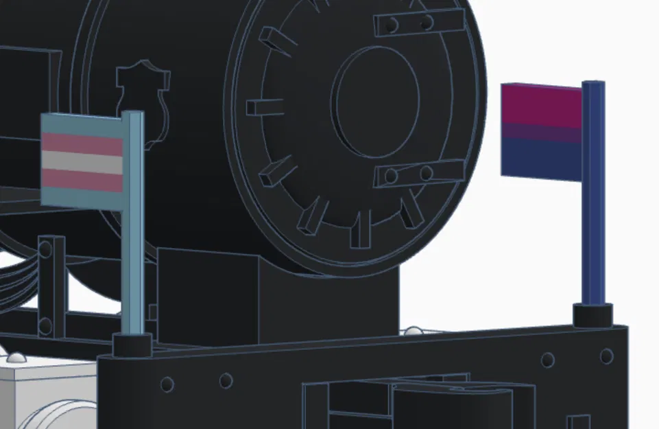 Đầu máy Forney Tank (G Scale) - Image 9