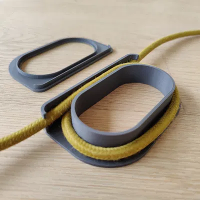 Phụ kiện rút ngắn dây đèn thả trần thiết kế mượt mà. Dùng được FreeCad