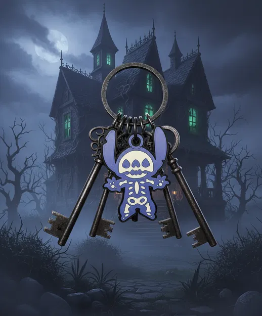 Móc Khóa Halloween Stitch - Image 3