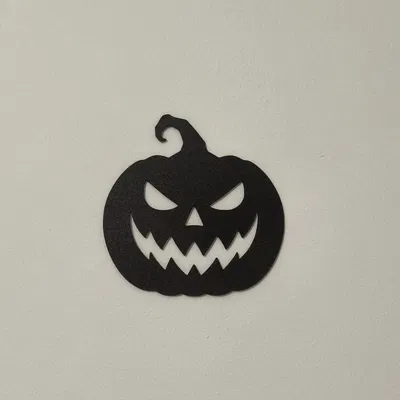 Trang Trí Tường Hình Silhouette Bí Ngô Ác Quỷ