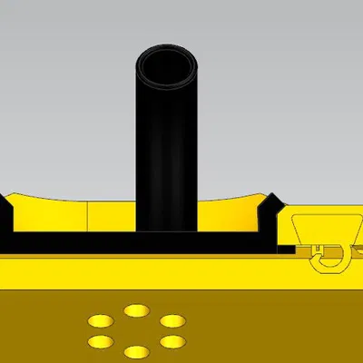 Ống dẫn PTFE cho bộ che đầu in SE3D Elegoo Centauri Carbon