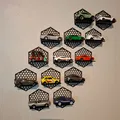 Kệ Trưng Bày Tường Lục Giác Modun Cho HotWheels - Thumbnail 3