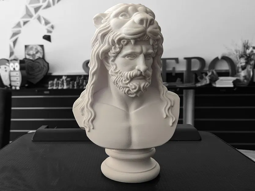 Tượng bán thân Heracles - Người hùng Hy Lạp - Image 1