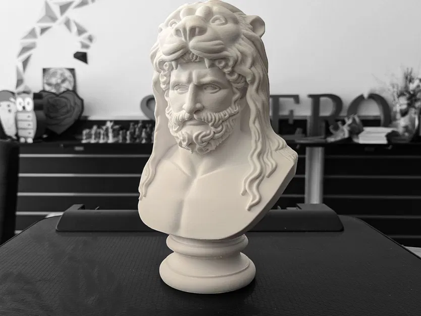 Tượng bán thân Heracles - Người hùng Hy Lạp - Image 2